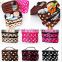 Colorful travel necessarie canvas polyester cosmetic bags wholesale