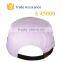 New Fashion Cotton 5 Panel leather Back Clouser Hat Cap Custom