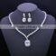 Fashio jewelry set rings earrings square pendant,christmas gifts