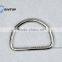 Stainless steel D-ring bag parts d-ring