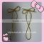 hot sell in Europe of Clear polyester red ribbon mini gift bow