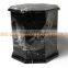 NATURAL STONE BLACK ZEBRA MARBLE URNS
