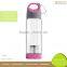 Different Types BPA Free Sports Glass Water Bottle With Infuser