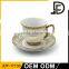 Wholes Promotional Gift Ceramic gold electro plating royal Coffee Cups And Saucers