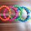 colorful promotional silicon bead bracelets manufacturer