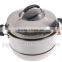 stainnless steel 18/8 steamer pot with Mirror polish & Two-double layer