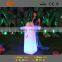 Multifunctional outdoor PE plastic lighting function wedding tables