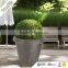 big fashionable plain coloful hotel cheap aluminium garden planter
