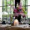 Battery Operated RGB LED Egg Table Lamp for Decoration