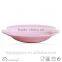 broadside simple stylish pure color pink dinner set