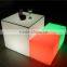 Led furniture Plastic RGB color change led cube