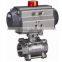 High quality casting iron pneumatic ball valve