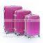 ABS hard sehll travel trolley promotional wholesale luggage suitcase set