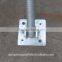 Galvanized universal swivel base jack for scaffoldings
