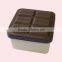 4 in 1 Lovely Chocolate Shape plastic Airtight Box set /Crisper Box set