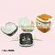 double layers portable square plastic Bento Lunch Box