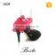 Fashion custom ladies pink chiffon heel condoms for shoe decoration
