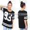 Custom Sublimation American Football Jersey Womens Oversized Baseball Soccer T Shirt Print Tees Football Jersey New Model