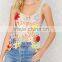 Summer Girls Handmade Floral Blouse Design Sleeveless Crochet Tops HST2514