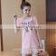 Plus size good quality fashion new arrival printed women t shirts and girl T-shirt dresses