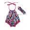 2017New Fashion Baby Girls Bubble Sunsuit Romper,cotton Sunsuit Romper