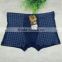 Printed grid fashion men underwear factory price wholesale stock bamboo fiber men boxer briefs