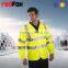 waterproof safety polyester vest with long sleeves