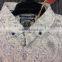 MENS DENIM PRINTED SHORT SLEEVE SHIRT WITH ENZYME WASHED ND005