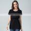 Blank Short Sleeve Maternity Clothes Hide Opening Breastfeeding Clothing Month of Service Nursing T-shirts