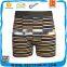 New Design Man's Cotton Underwear Boxer Suits with Brief Stripes