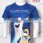 polyester man bodybuilding fashionable cheap t-shirt