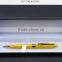 high quality laser Logo heavy ballpoint twist business metal pen box gift set