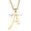 Best selling products stainless steel initial necklace
