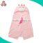 100% cotton children unicorn hooded bath towel