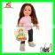 18 Inch Doll Felt Purse Bag With Bird Pattern