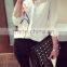 New Blusas Ladies OL Elegant Women Summer Tops 2016 Lapel Collar Floral Print Chiffon Shirt Blouse