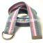 2015 Fashionable Double Circle Buckle D Ring Canvas Belt
