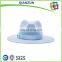 2015 fashion blank bowknot ribbon women wool felt hat