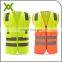 Australian standards reflective mesh yellow security safety vest
