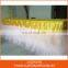 Yellow Lace Tulle Table Skirt Wedding Banquet Table Cloth