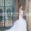 Sexy Size Available Beaded Sleeveless Open Back Ruffled Skirt Court Train Tulle Wedding Dress Bridal Gown