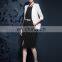 V neck designs formal office uniforms for ladies suits