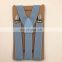Yiwu Factory Wholesale Custom Elastic Colorful Skinny Suspender Belt