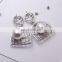 Ladies fashion Exaggerated modellinng Personality Metal birdcage earrings