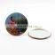 2014 Hot Sale Mirror Button Material of 75mm,pin Badge,badge Materials