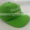 unstructured, five-panel crown and pre-curved visor polyester cap