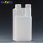 two neck bottle 1000ml hdpe plastic measuring bottles