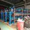 Adjustable cantilever racking storage tube comparison before and after use