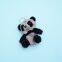 China Manufacture Plush Stuffed Panda Toy White Black Color