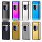 power indication fingerprint double arc plasma lighter USB rechargeable electric lighter